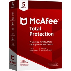 McAfee Antivirus Total Protection 5 Devices 1 Year